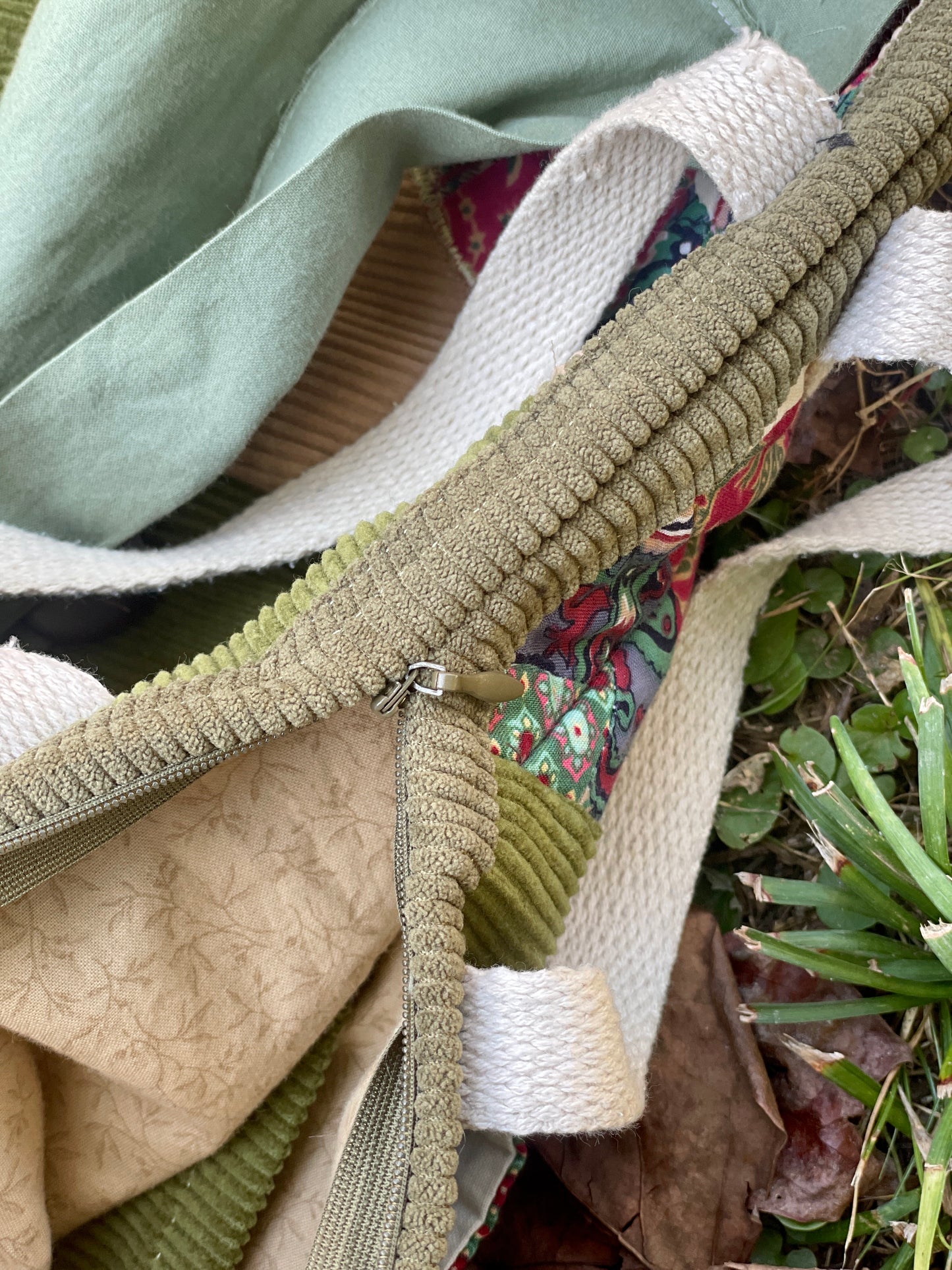 Cross My Heart Corduroy Tote