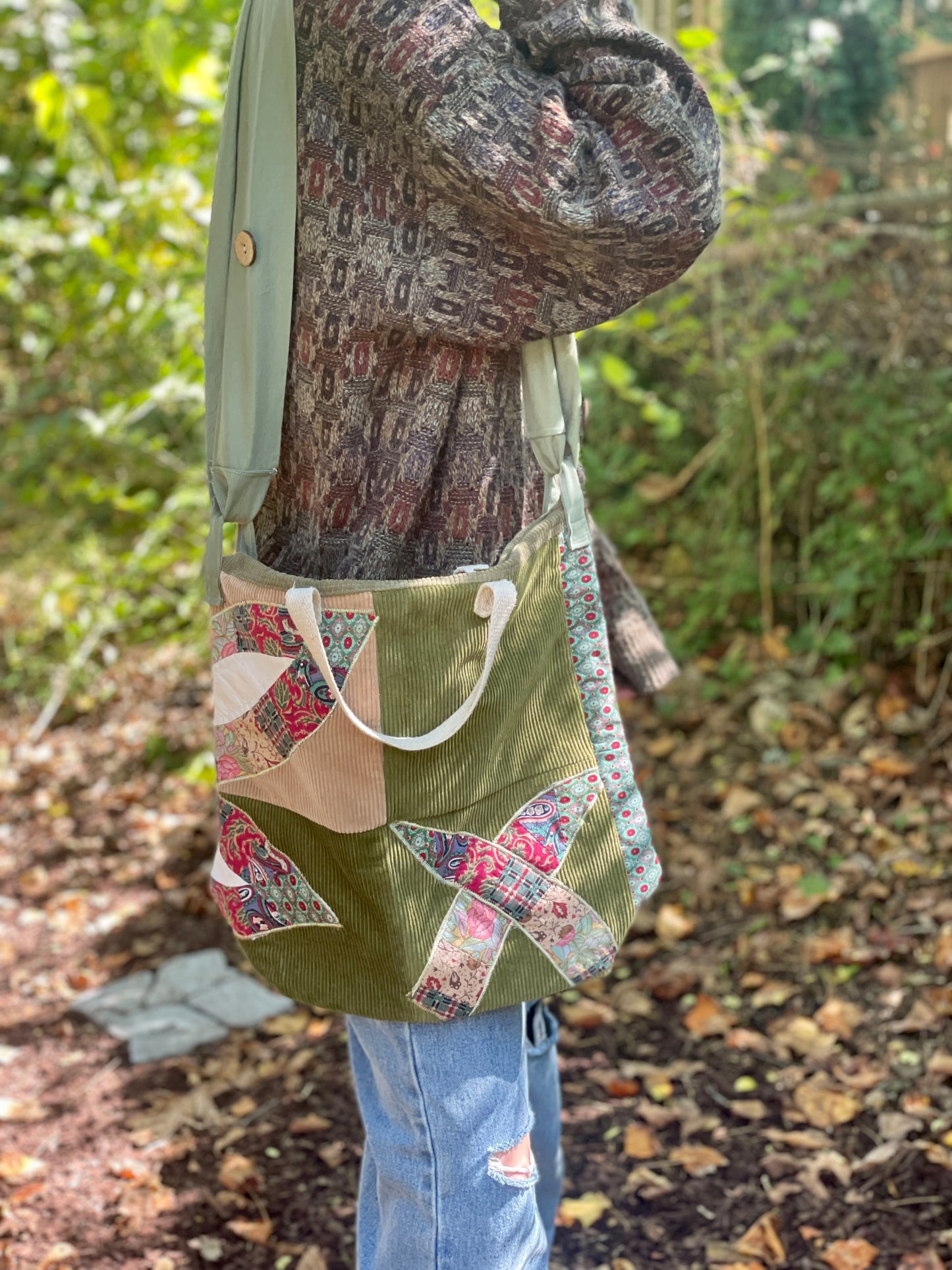 Cross My Heart Corduroy Tote