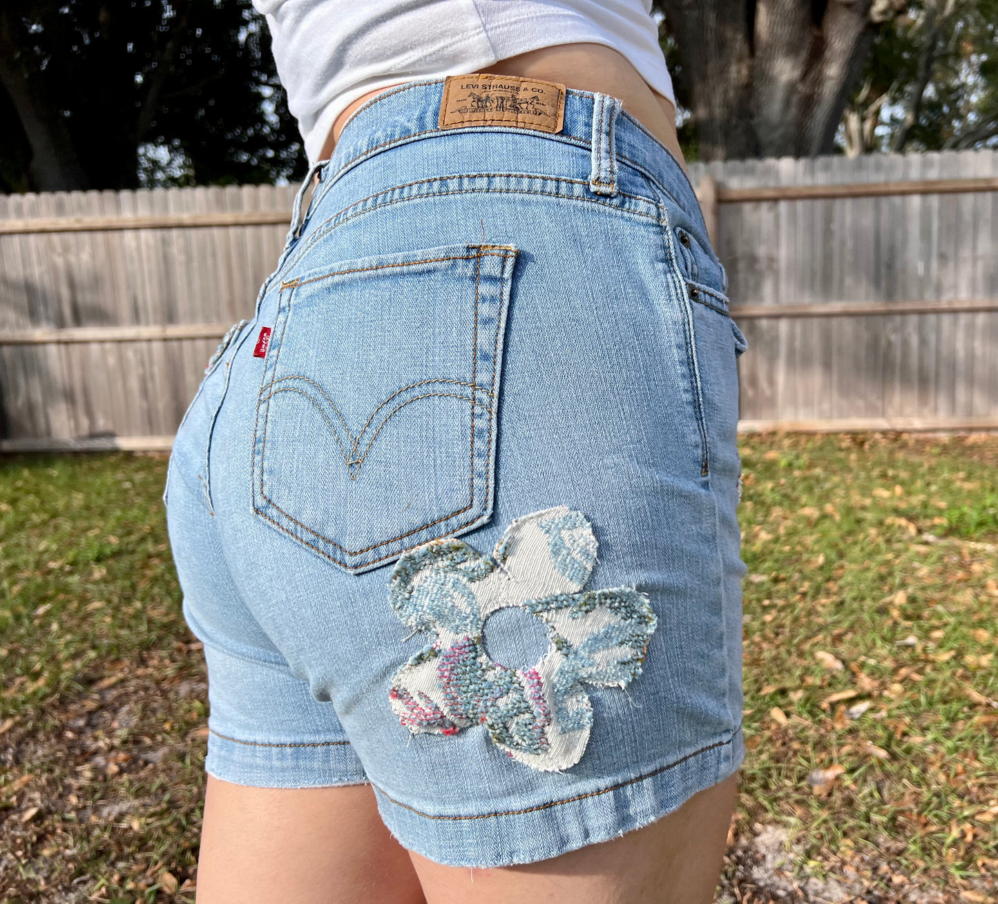 Upcycled Levi’s Denim Shorts