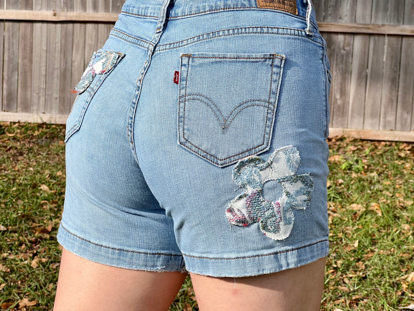 Upcycled Levi’s Denim Shorts